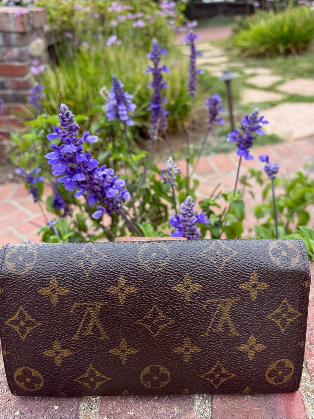 Authentic Louis Vuitton Monogram Long Wallet France Vintage - Picture 3 of 11